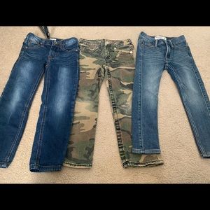 Boys jeans:True Religion, Hudson, Abercrombie kids